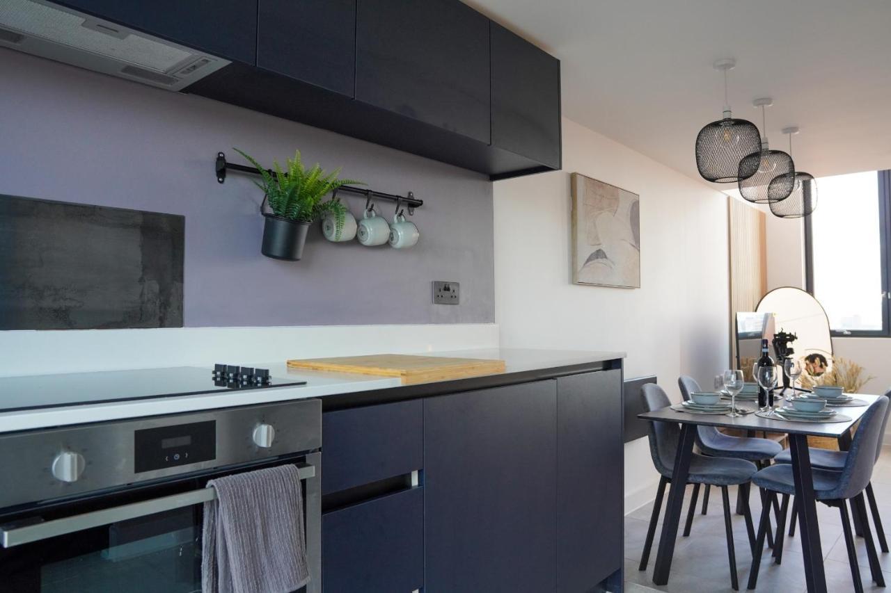 3Br Manchester Penthouse - Sky Garden & City Views Esterno foto